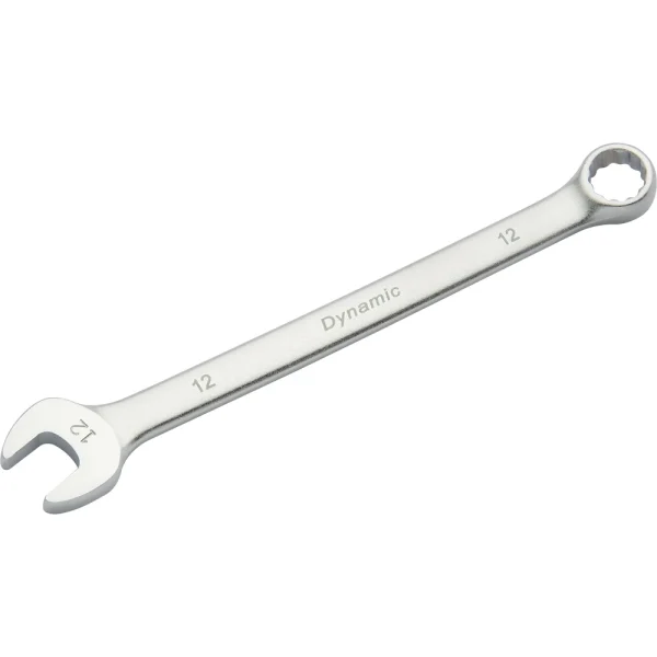 Dynamic Tools 12mm 12 Point Combination Wrench, Contractor Series, Satin Finish (D074412)