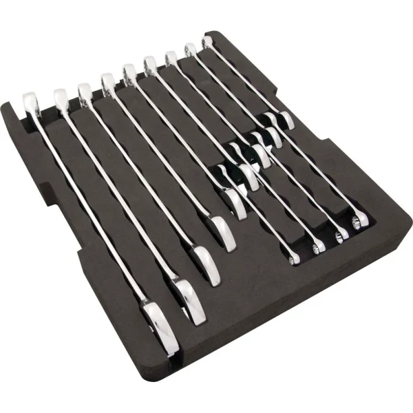 Dynamic Tools 14 Piece SAE Combination Wrenches Set With Foam Tool Organizer (D105107)