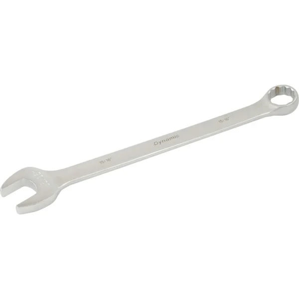 Dynamic Tools 15/16" 12 Point Combination Wrench, Contractor Series, Satin Finish (D074330)