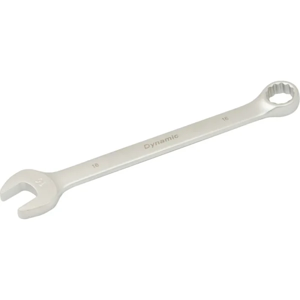 Dynamic Tools 16mm 12 Point Combination Wrench, Contractor Series, Satin Finish (D074416)