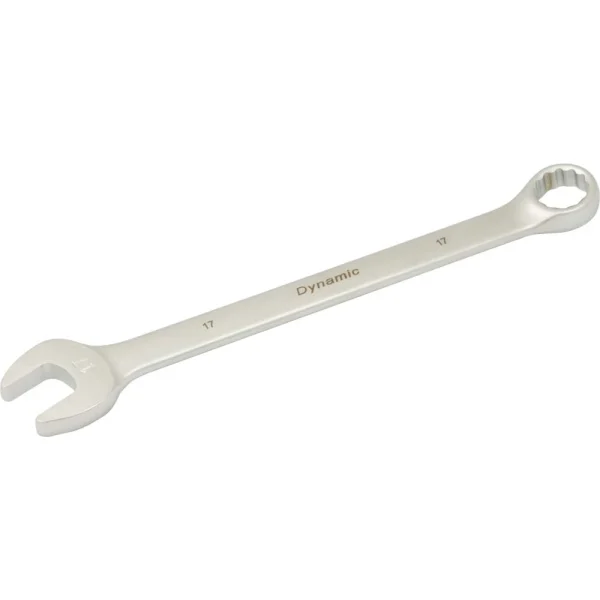Dynamic Tools 17mm 12 Point Combination Wrench, Contractor Series, Satin Finish (D074417)