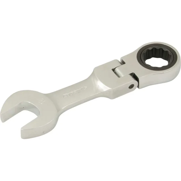 Dynamic Tools 18mm Stubby Flex Head Ratcheting Wrench (D076318)