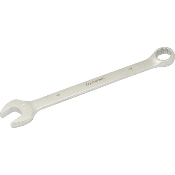 Dynamic Tools 19mm 12 Point Combination Wrench, Contractor Series, Satin Finish (D074419)