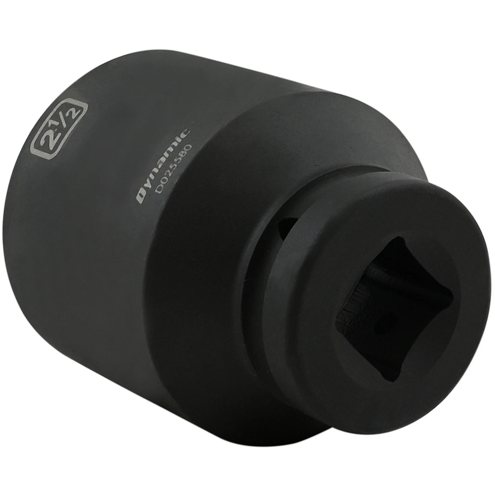 Dynamic Tools 2-1/2'' X 1" Drive, 6 Point Deep Length, Impact Socket (D025580) — product image 5