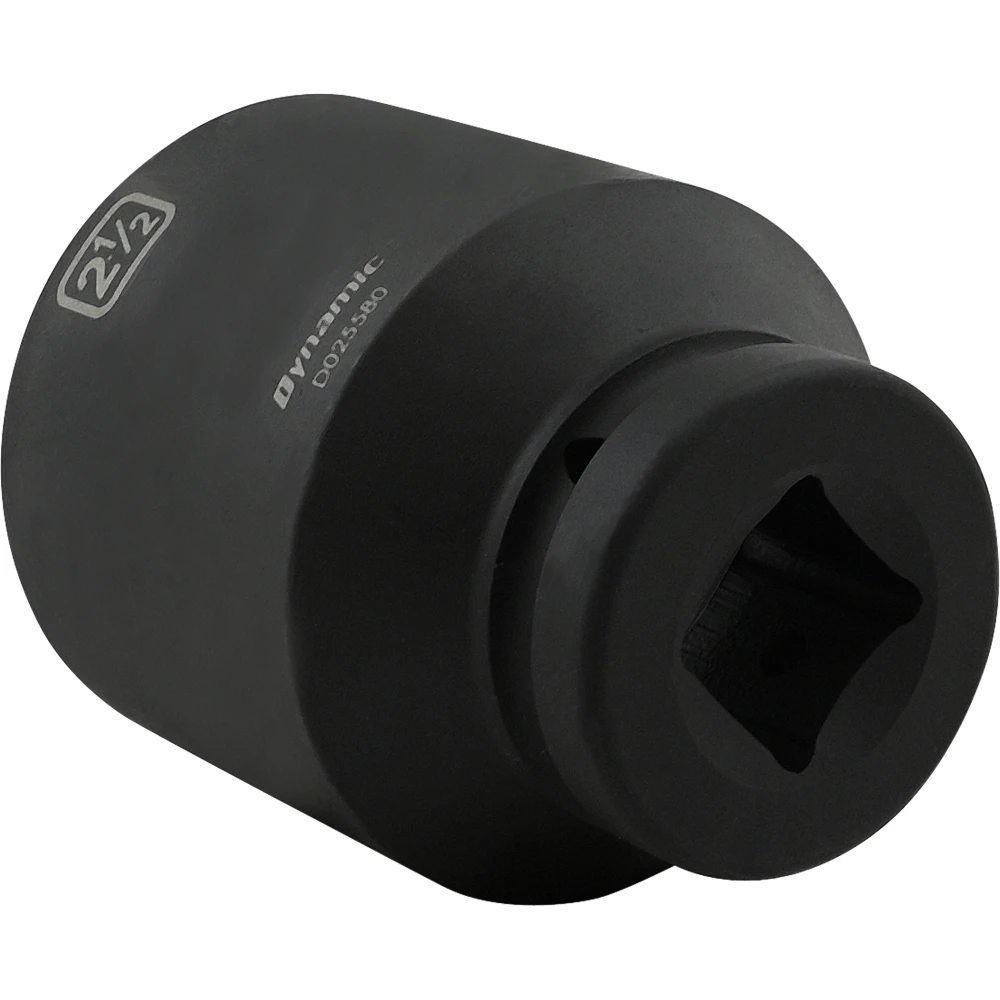 Dynamic Tools 2-1/2'' X 1" Drive, 6 Point Deep Length, Impact Socket (D025580) — product image 6