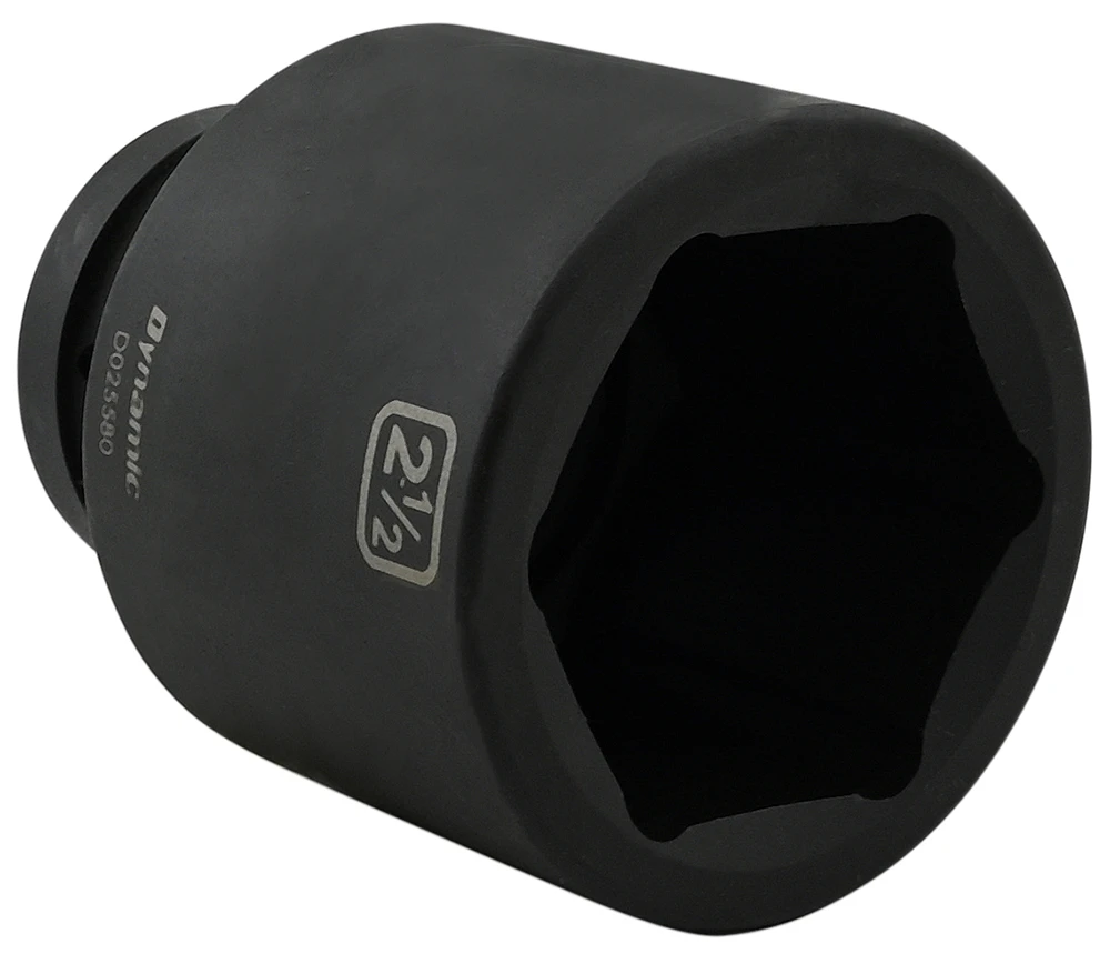 Dynamic Tools 2-1/2'' X 1" Drive, 6 Point Deep Length, Impact Socket (D025580) — product image 7