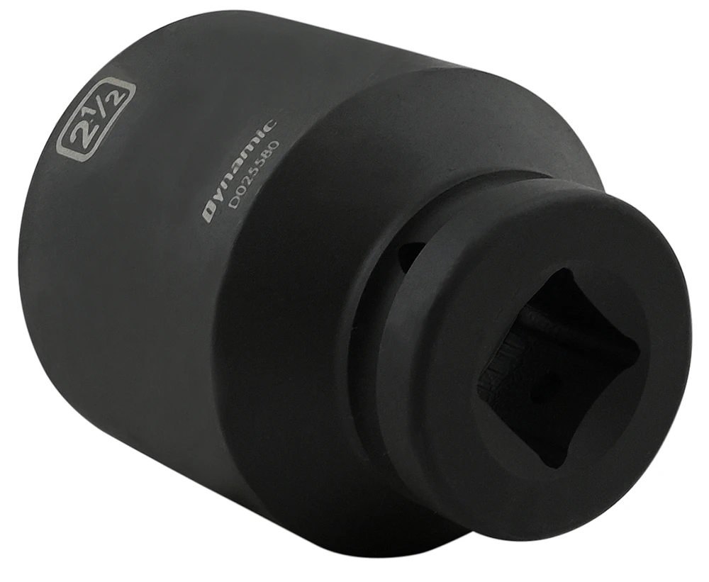 Dynamic Tools 2-1/2'' X 1" Drive, 6 Point Deep Length, Impact Socket (D025580) — product image 8