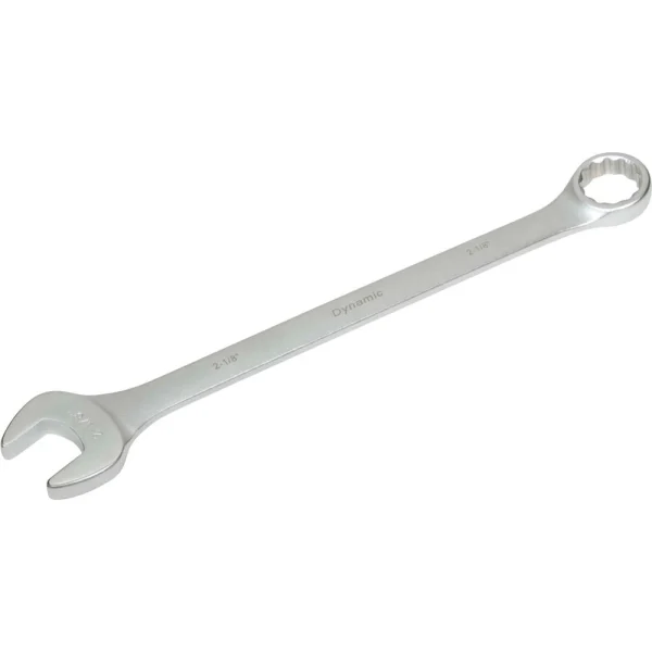 Dynamic Tools 2-1/8" 12 Point Combination Wrench, Contractor Series, Satin Finish (D074362)