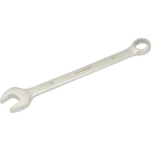 Dynamic Tools 20mm 12 Point Combination Wrench, Contractor Series, Satin Finish (D074420)