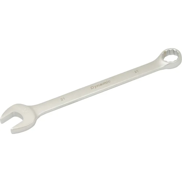 Dynamic Tools 21mm 12 Point Combination Wrench, Contractor Series, Satin Finish (D074421)