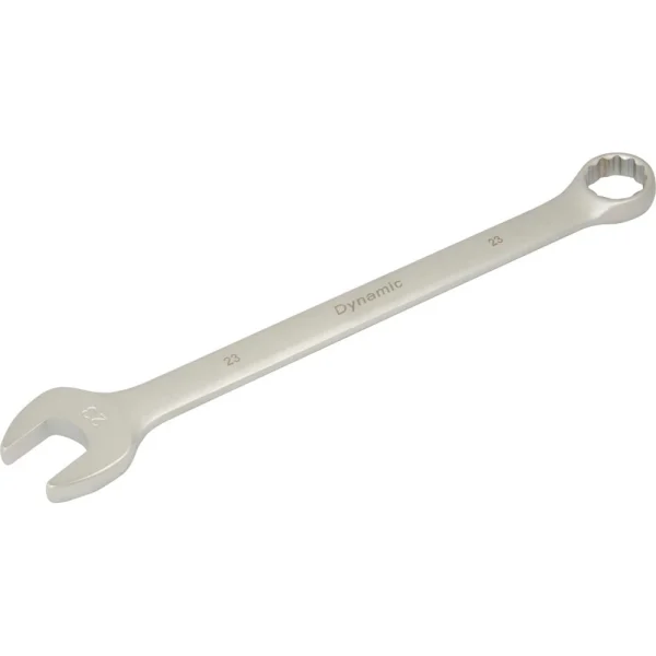 Dynamic Tools 23mm 12 Point Combination Wrench, Contractor Series, Satin Finish (D074423)