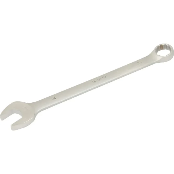 Dynamic Tools 24mm 12 Point Combination Wrench, Contractor Series, Satin Finish (D074424)