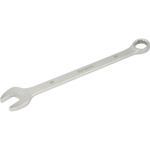 Dynamic Tools 28mm 12 Point Combination Wrench, Contractor Series, Satin Finish (D074428)