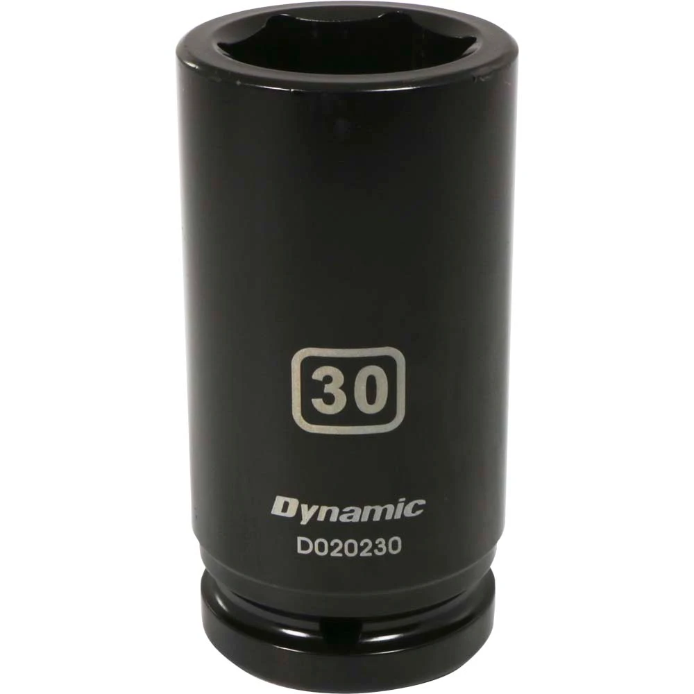Dynamic Tools 3/4" Drive 6 Point Metric, 30mm Deep Length, Impact Socket (D020230) — product image 3