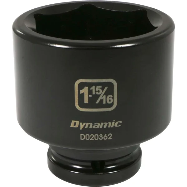 Dynamic Tools 3/4" Drive 6 Point SAE, 1-15/16" Standard Length, Impact Socket (D020362)