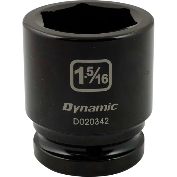 Dynamic Tools 3/4" Drive 6 Point SAE, 1-5/16" Standard Length, Impact Socket (D020342)