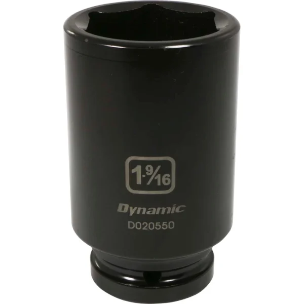 Dynamic Tools 3/4" Drive 6 Point SAE, 1-9/16" Deep Length, Impact Socket (D020550)