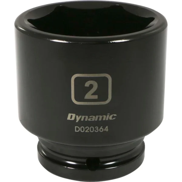 Dynamic Tools 3/4" Drive 6 Point SAE, 2" Standard Length, Impact Socket (D020364)