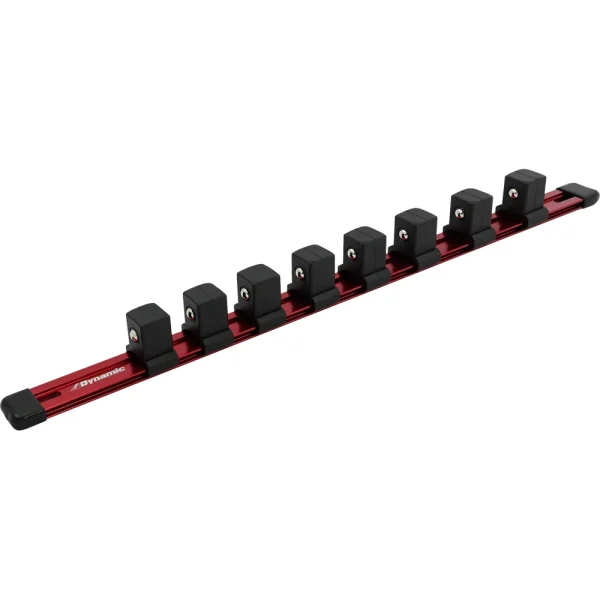Dynamic Tools 3/4" Drive Aluminum Socket Rail Red (D029022)