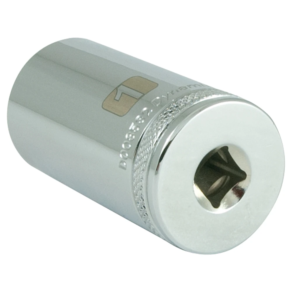 Dynamic Tools 3/8" Drive 6 Point SAE, 1/4" Deep Length, Chrome Finish Socket (D008508) — product image 6