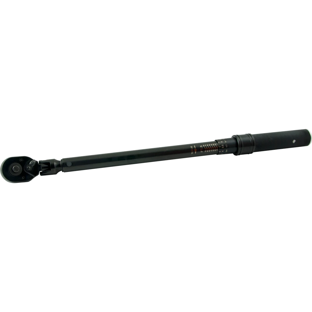Dynamic Tools 3/8" Drive Flex Head Torque Wrench, 10-80 Ft/lbs., 32 Teeth (D086201) — product image 3