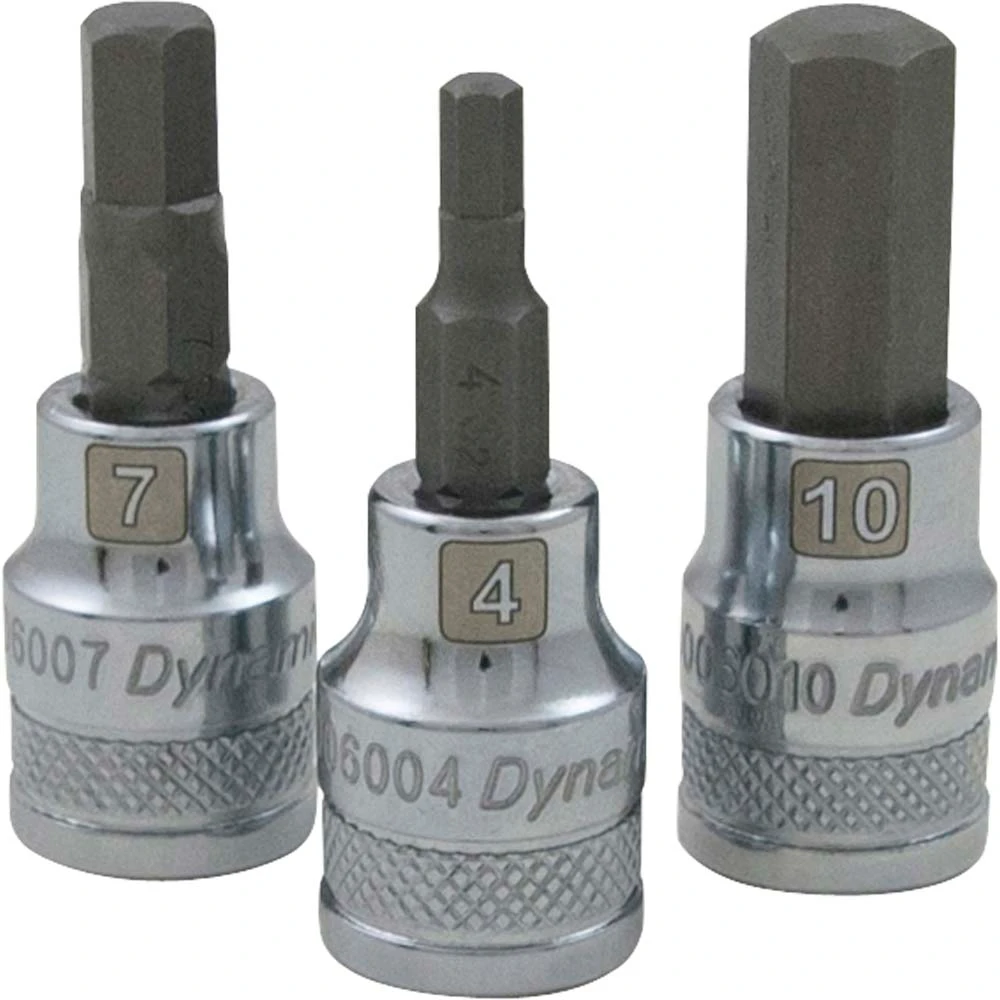 Dynamic Tools 3/8" Drive Metric Hex Head, 10mm Bit Standard Length, Chrome Finish Socket (D006010) — product image 6