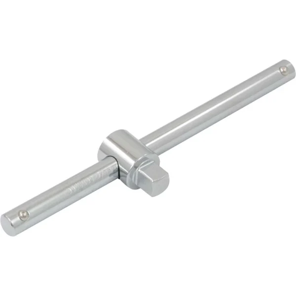 Dynamic Tools 3/8 Drive Sliding T-handle, 6-1/2" Long, Chrome Finish (D005500)