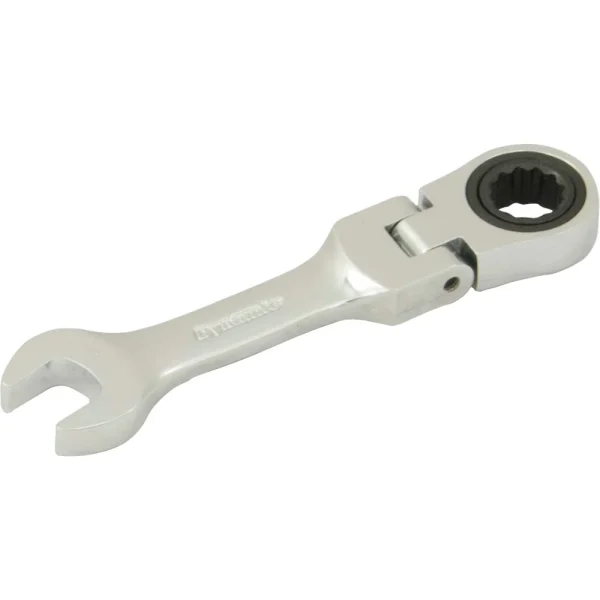 Dynamic Tools 3/8" Stubby Flex Head Ratcheting Wrench (D076212)