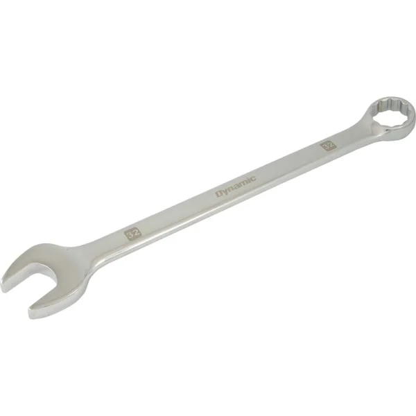 Dynamic Tools 32mm 12 Point Combination Wrench, Mirror Chrome Finish (D074132)