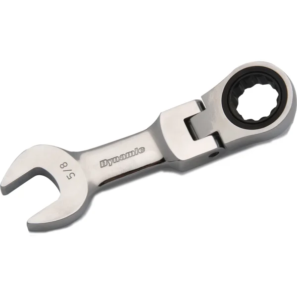 Dynamic Tools 5/8" Stubby Flex Head Ratcheting Wrench (D076220)