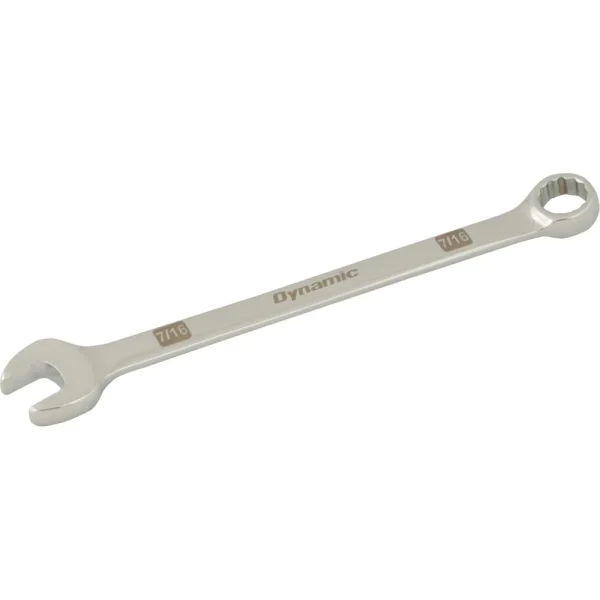 Dynamic Tools 7/16" 12 Point Combination Wrench, Mirror Chrome Finish (D074014)