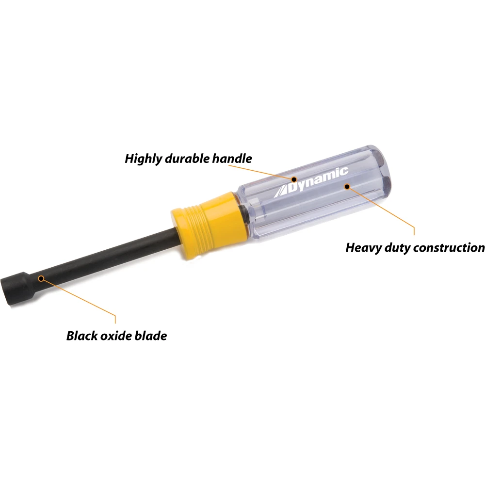 Dynamic Tools 7/16" Nut Driver, Acetate Handle (D062406) — product image 3