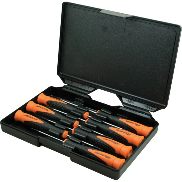 Dynamic Tools 7 Piece Precision Screwdriver Set, Slotted & Phillips® (D062509)