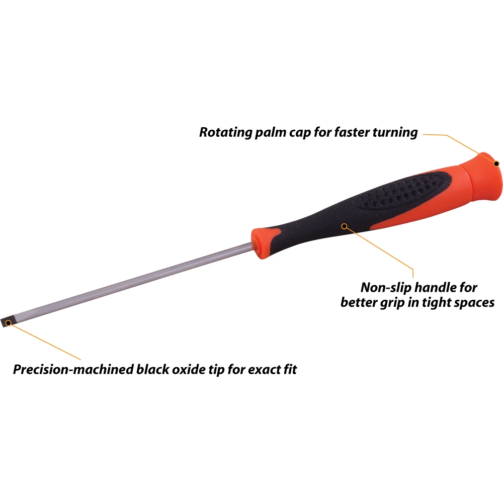 Dynamic Tools 7 Piece Precision Screwdriver Set, Slotted & Phillips® (D062509) — product image 3