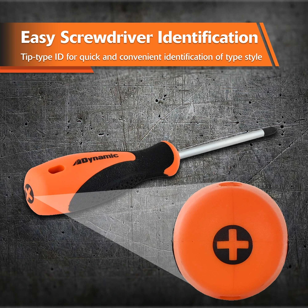 Dynamic Tools 8 Piece Assorted Screwdriver Set, Comfort Grip Handles (D062510) — product image 8