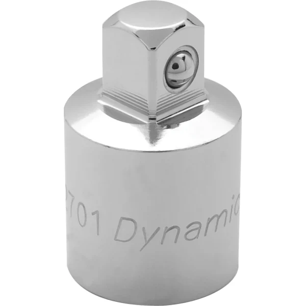 Dynamic Tools Adapter 1/2" Female X 3/8" Male, Chrome Finish (D012701)