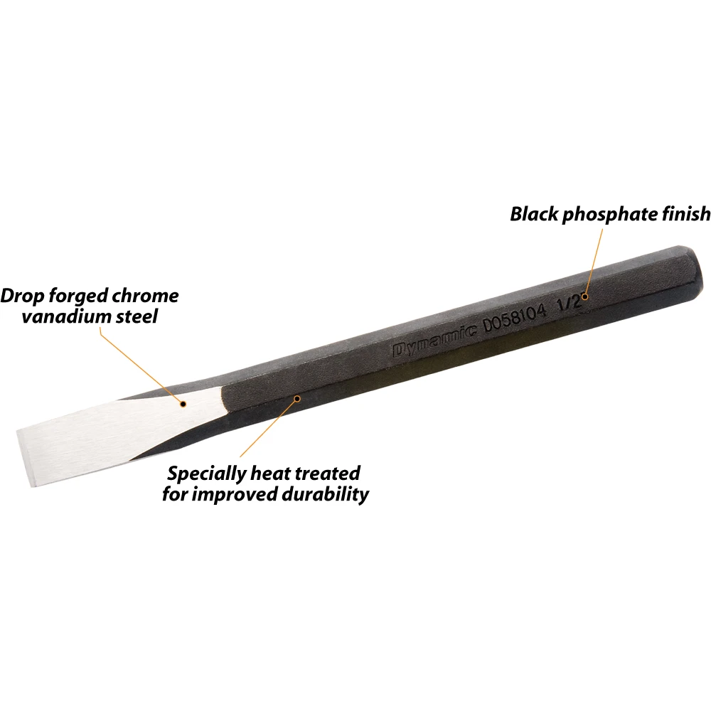 Dynamic Tools Cold Chisel, 1" X 3/4" X 8-1/2" Long (D058108) — product image 3