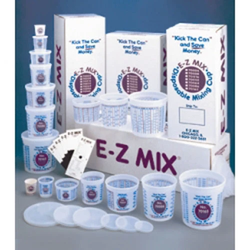 E-Z Mix 70004 1/4 Pint Disposable Mixing Cups 400/Box