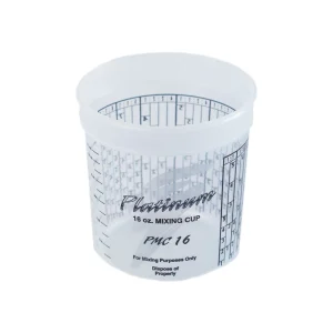 E-Z Mix 16 Oz Platinum Paint Mixing Cup With PPG Ratios 100-Pack (EMX-PMC16)