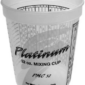 E-Z Mix PMC32 Platinum Mixing Cups with PPG Ratios, 1-Quart
