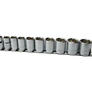 Eastwood 10pc - 3/8 Inch Drive MM Shallow Socket Set (32166)
