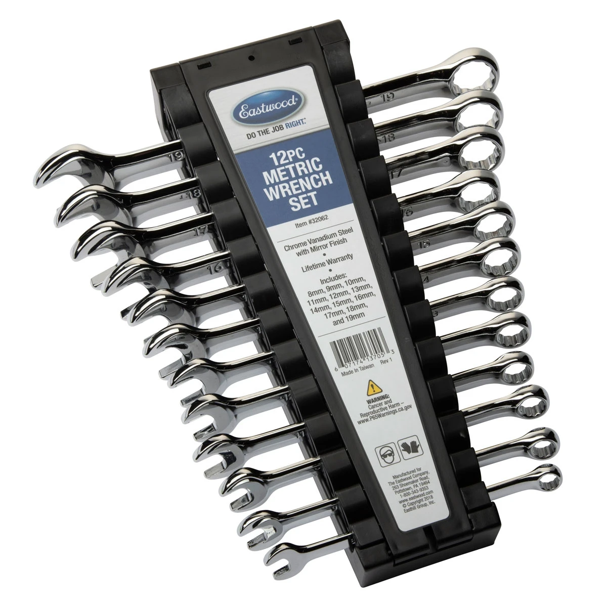 Eastwood 12pc Standard Wrench Set Metric (32062)