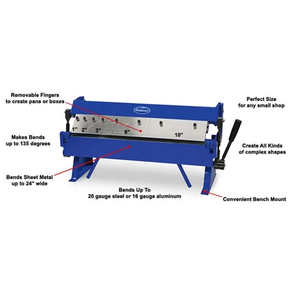 Eastwood 24 Inch Box and Pan Sheet Metal Brake (20665) — product image 2