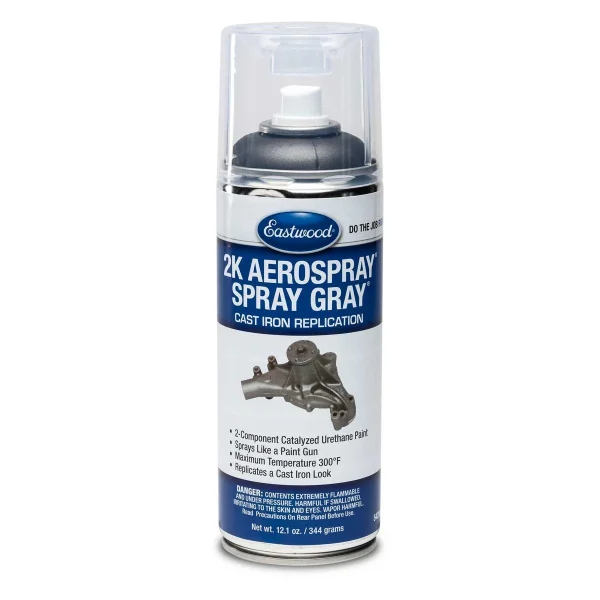 Eastwood 2K AeroSpray Spray Gray for Durable Automotive Coating (54295Z)