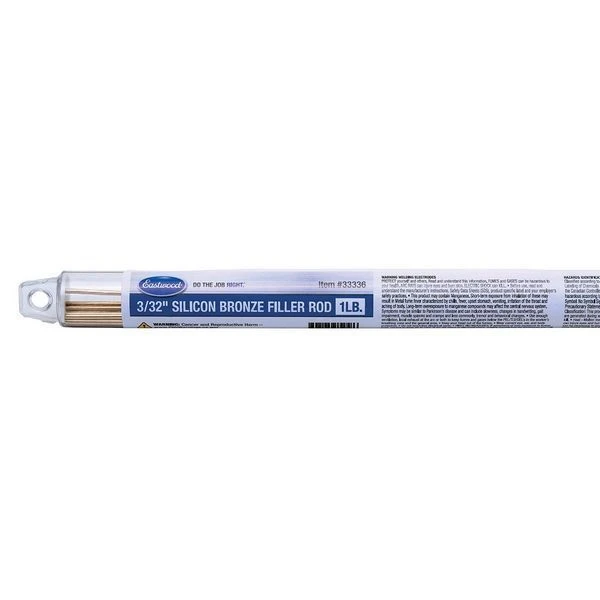 Eastwood 3/32 Inch Silicon Bronze Filler Rod 1 LB Tube (33336)