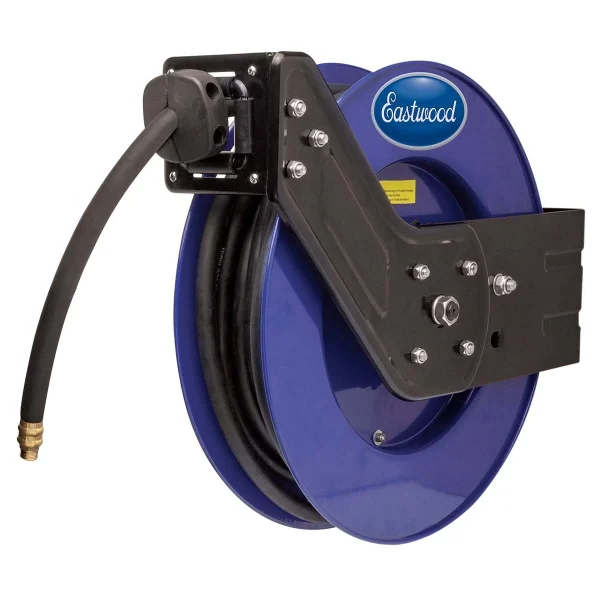 Eastwood 3/8 in x 50 Foot Retractable Air Hose Reel (70449)