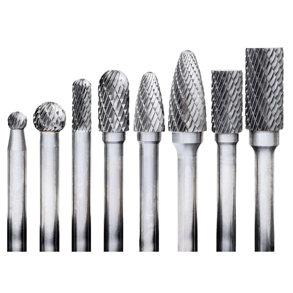 Eastwood 8 Piece Carbide Burr Set for Metal and Wood Shaping (33116)