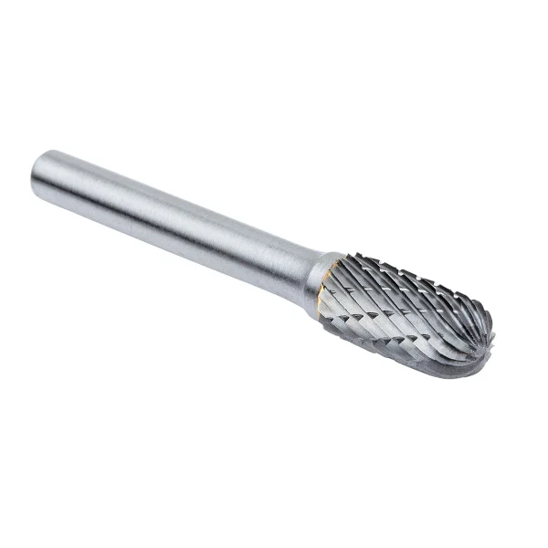 Eastwood Carbide Burr SC3L Re 3/8X1X1/4 Dbl Round for Precision Metal Shaping (46173)