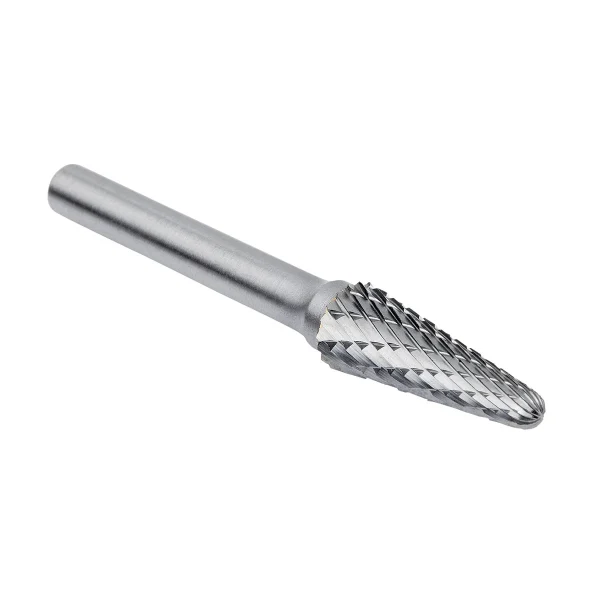 Eastwood Carbide Burr SL-3 3/8X1-1/16X1/4 Dbl Cone for Precision Metal Shaping (46183)