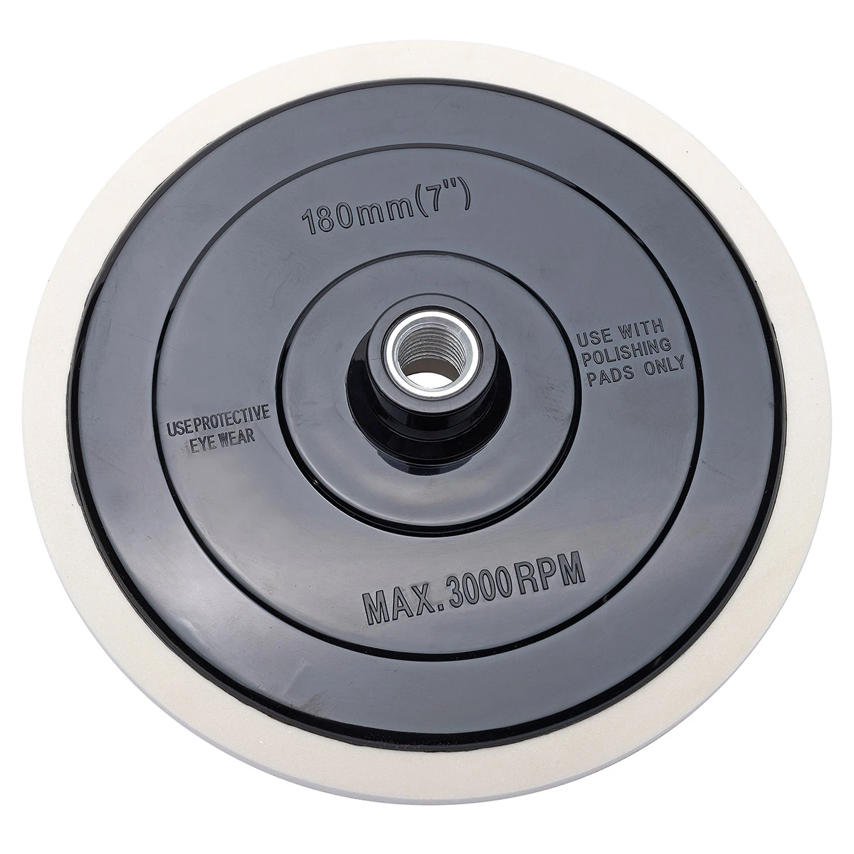 Eastwood Concours 7 Inch Backer Plate for 8 Pads (66349)